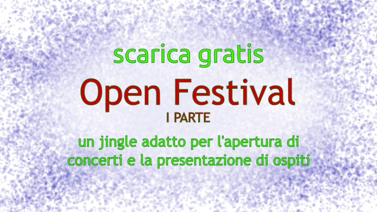 open festival - jingle - silvestro sabatelli